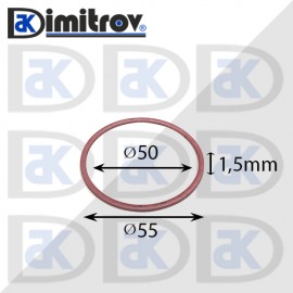 Дифтунга Ø 50 х Ø 55 х 1,5 mm медна